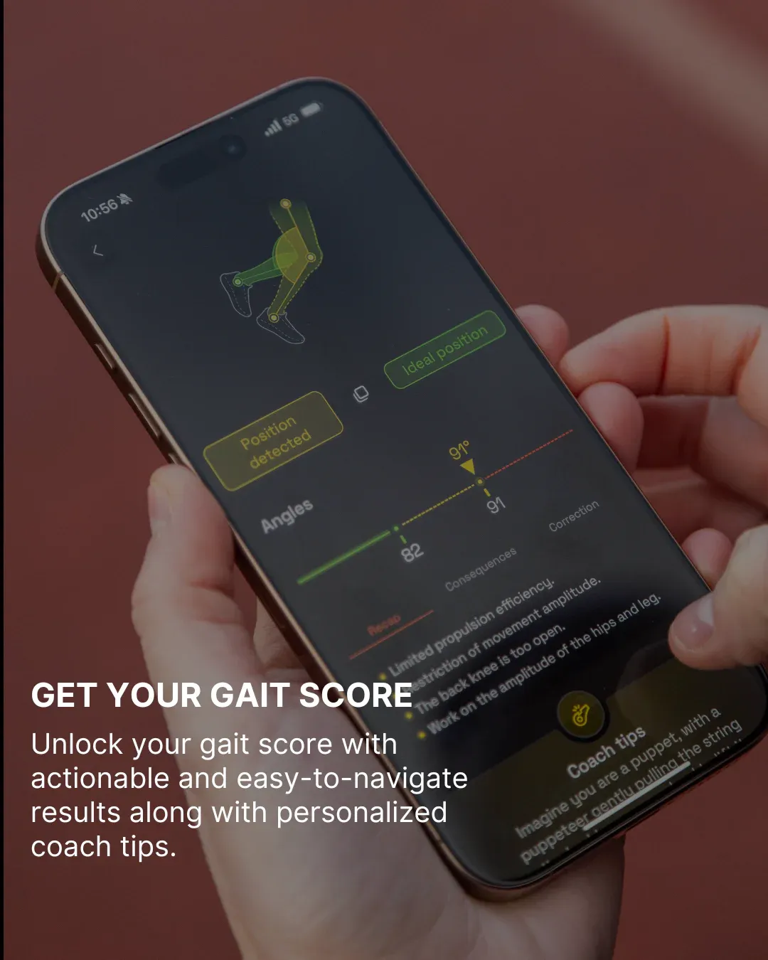 Schritt 4: Ihren Gangscore erhalten